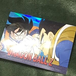 Dragon Ball Z Trading Card - Blue and Yellow
